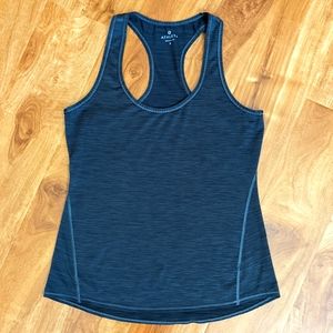 Athleta Dark Gray/Charcoal Scoop Neck Tank EUC